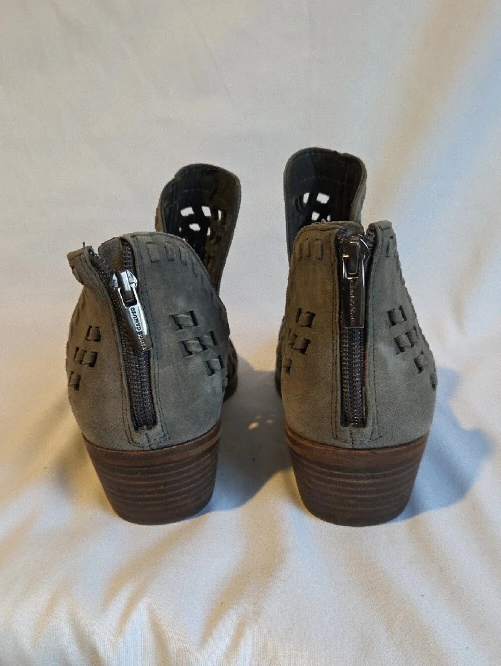 Vince Camuto Phortiena Suede Cutout Ankle Booties